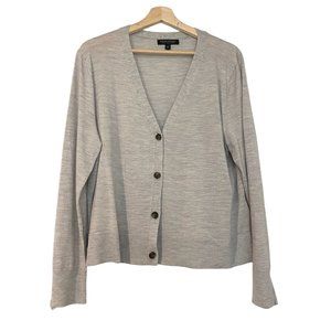 Extra Fine Merino Wool Button-Up Cardigan from Banana Republic Size XL